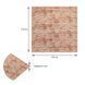 Декоративная 3D панель самоклейка 700x770x5мм Мрамор красный (кирпич) (063) SW-00000035 SW-00000035 фото 3