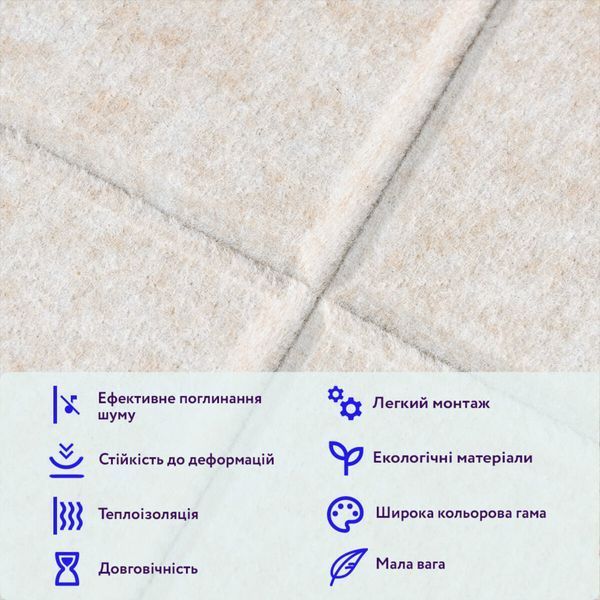 Звукоизоляционная панель 300х300х9мм Молчный меланж SW-00002701 SW-00002701 фото