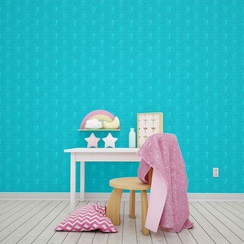 3D панель самоклеющаяся 700х770х5мм кирпич Бирюза (002-5) SW-00000084 SW-00000084 фото