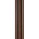 Рейка декоративная PS 2900х117х12мм Темный орех с золотом SW-00002131- SW-00002131 фото 5